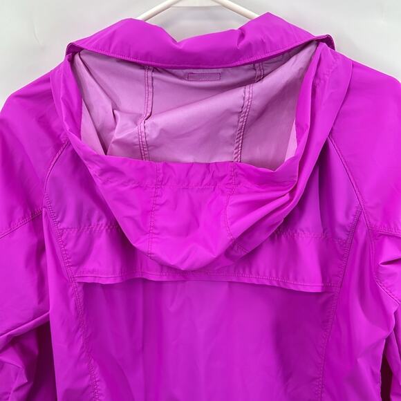 Columbia Women's Purple Full Zip Hooded Windbreaker Size Medium - Picture 7 of 11